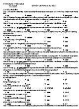 Bài tập Chương II môn Đại số Lớp 11 - Trường THPT Bảo Lâm